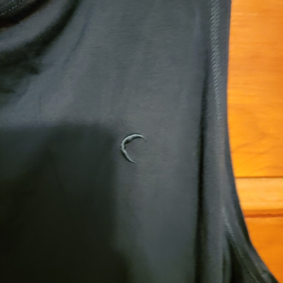 Zyia reversible knotted tank, size L, dark teal - Picture 3 of 4